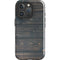 Black Painted Wood iPhone 16 Pro Impact Case